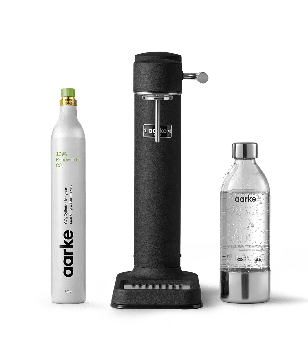 Carbonator 3 Matte Black Starter Kit - Sparkling Water Maker