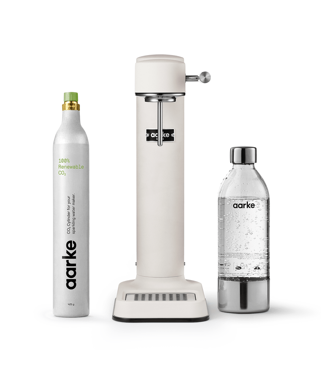 Carbonator 3 Matte White Starter Kit - Sparkling Water Maker