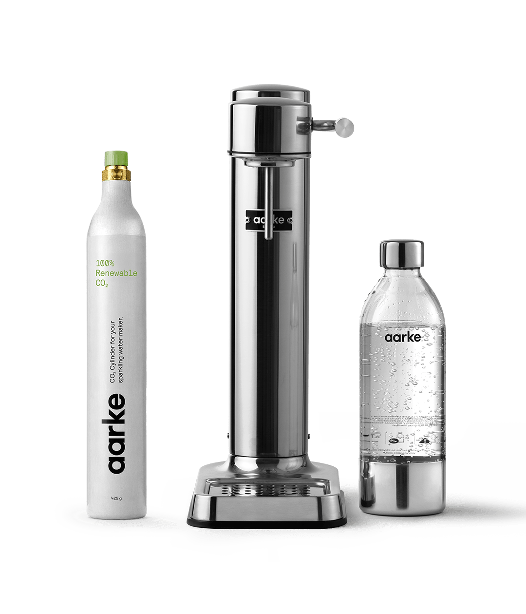 Aarke Carbonator 3 Starter-Kit Edelstahl