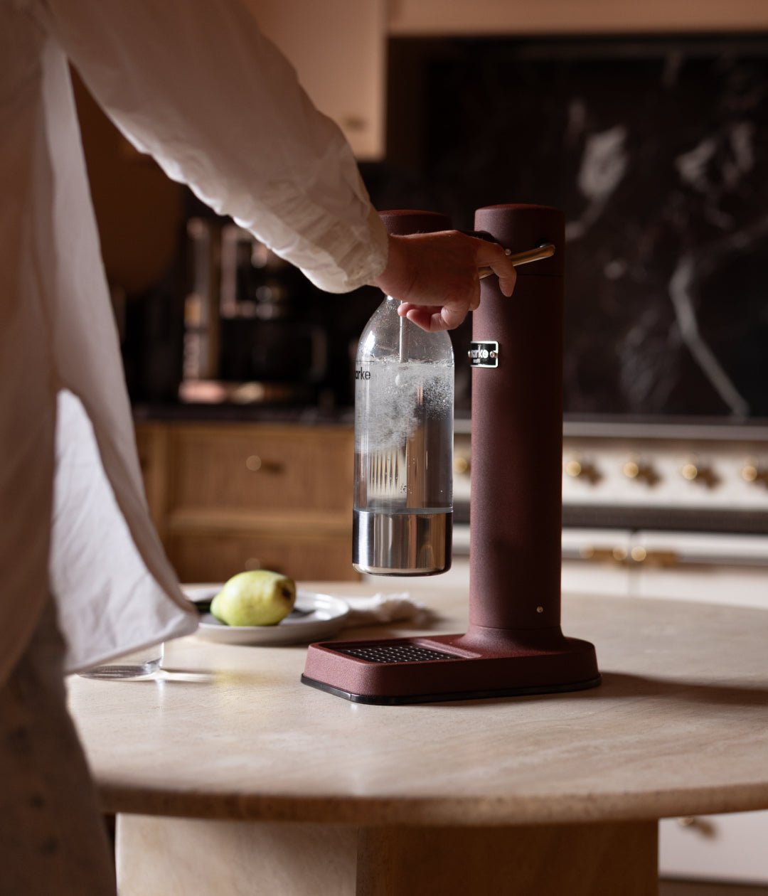 Carbonator 3 Burgundy Starter Kit - Sparkling Water Maker