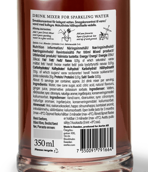 Drink Mixer Spicy Ginger - Aarke AB