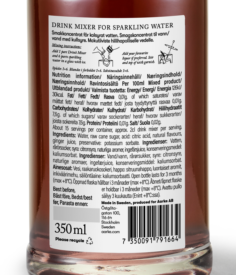 Drink Mixer Spicy Ginger