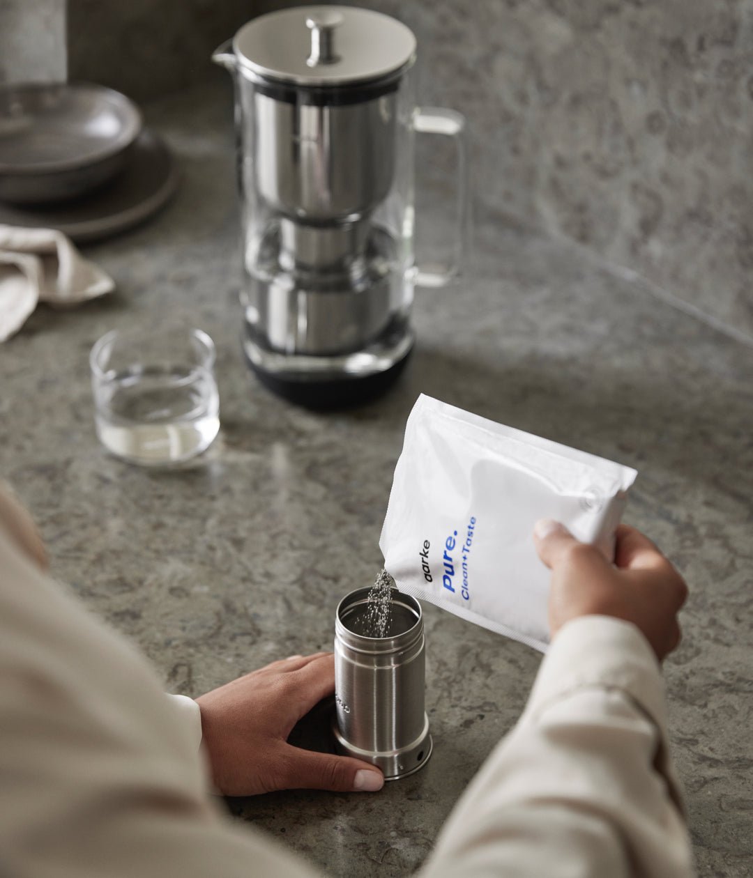 Aarke Purifier Water Filter Pitcher