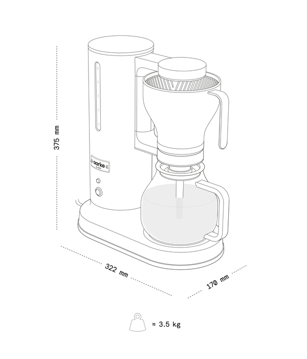 The Aarke Coffee System - Coffee Brewer and Coffee Grinder